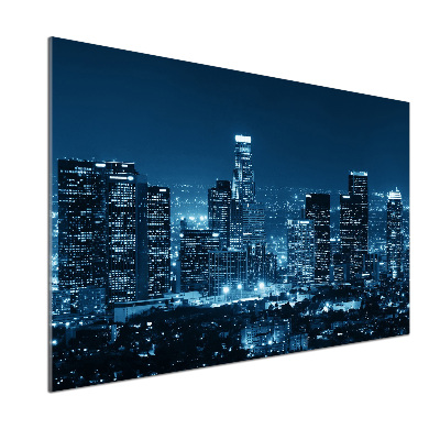 Platte für Küchenrückwand Los Angeles bei Nacht