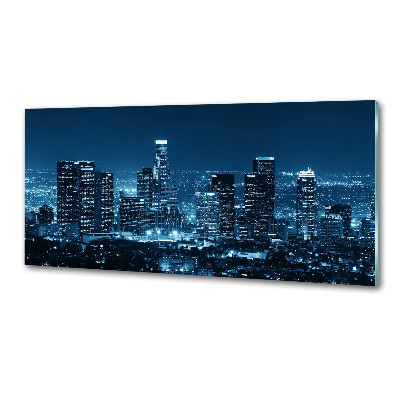 Platte für Küchenrückwand Los Angeles bei Nacht