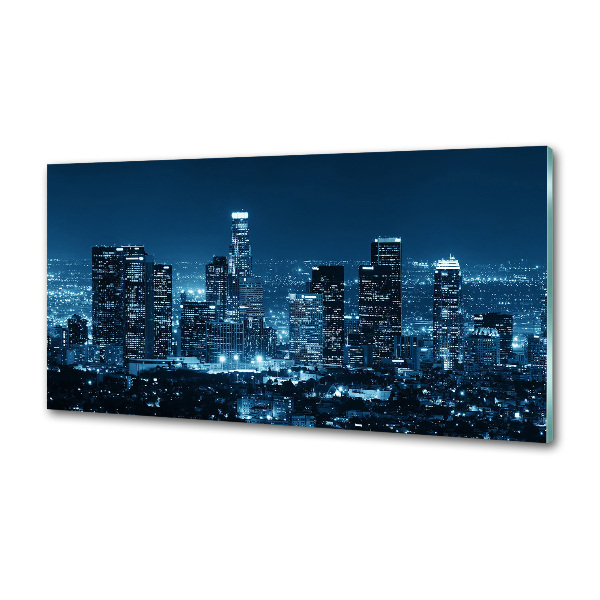 Platte für Küchenrückwand Los Angeles bei Nacht