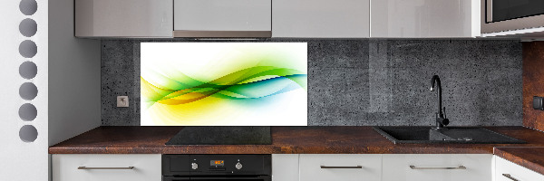 Platte für Küchenrückwand Abstrakte Wellen
