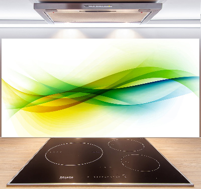 Platte für Küchenrückwand Abstrakte Wellen