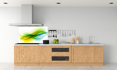 Platte für Küchenrückwand Abstrakte Wellen