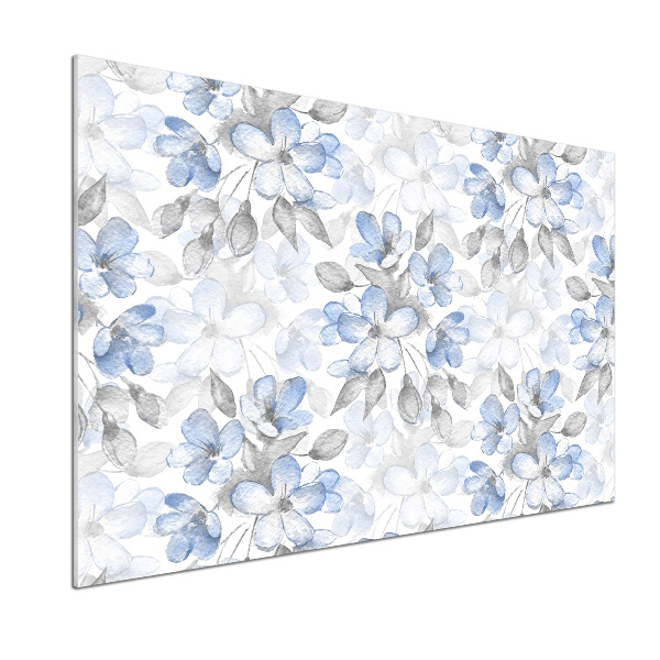 Platte für Küchenrückwand Zarte Blüten