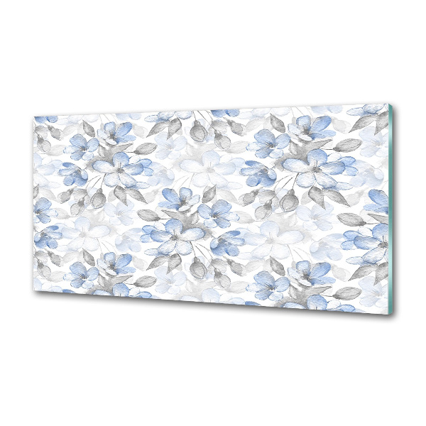 Platte für Küchenrückwand Zarte Blüten