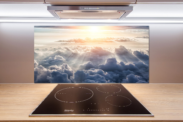 Platte für Küchenrückwand Wolken aus der Vogelperspektive