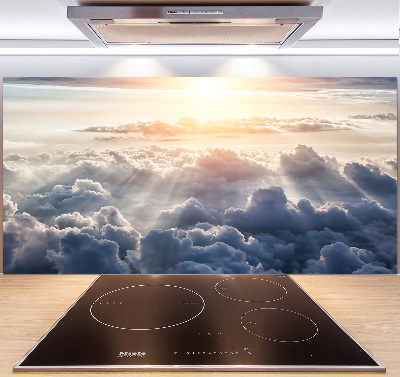 Platte für Küchenrückwand Wolken aus der Vogelperspektive