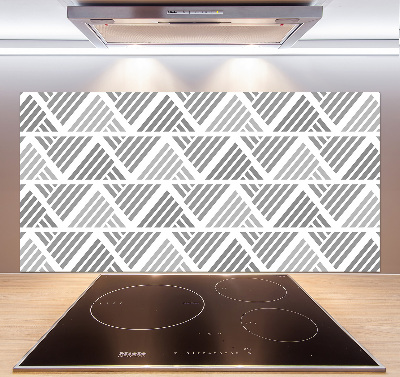 Glasrückwand für die küche Geometrischer Hintergrund