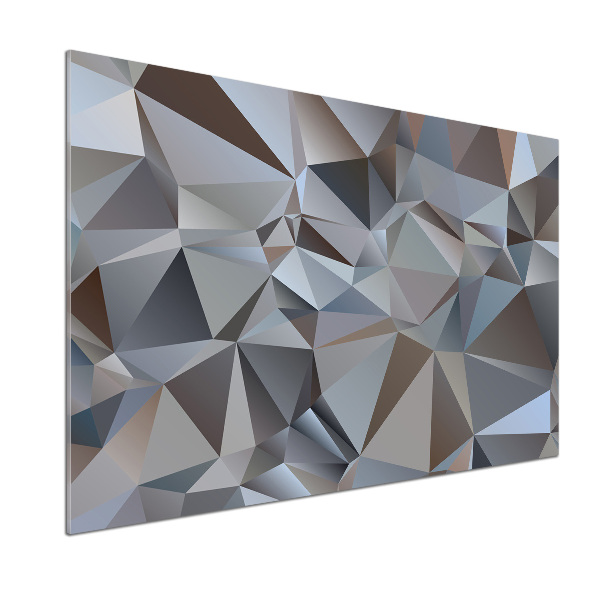 Glasrückwand für die küche Abstrakte Dreiecke