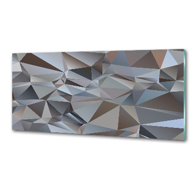 Glasrückwand für die küche Abstrakte Dreiecke