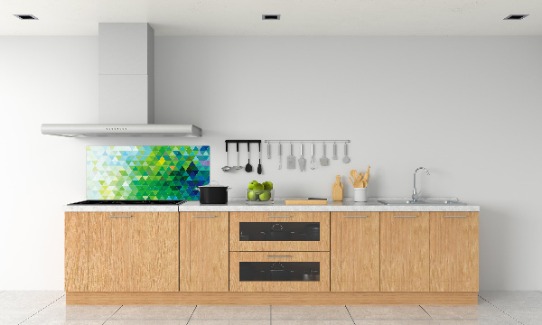 Platte für Küchenrückwand Abstrakte Dreiecke