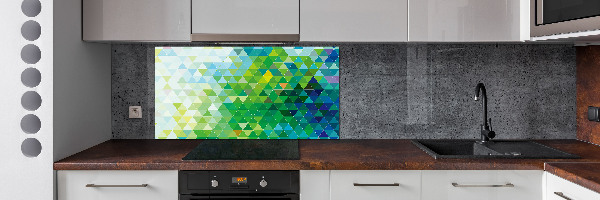 Platte für Küchenrückwand Abstrakte Dreiecke