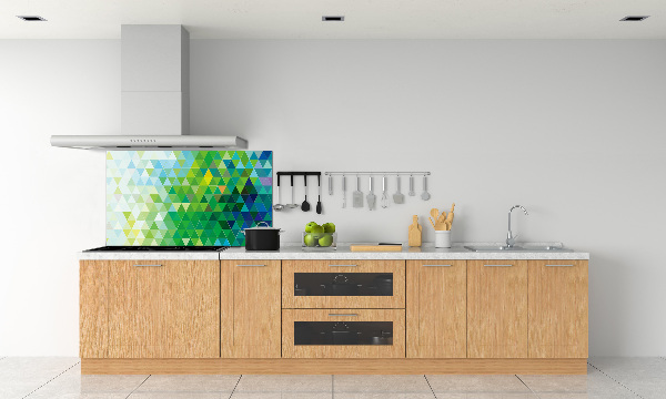 Platte für Küchenrückwand Abstrakte Dreiecke