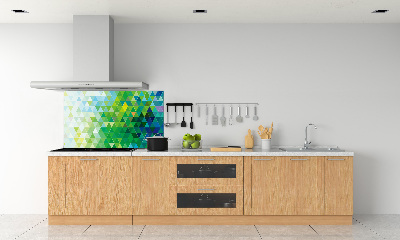 Platte für Küchenrückwand Abstrakte Dreiecke
