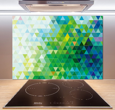 Platte für Küchenrückwand Abstrakte Dreiecke