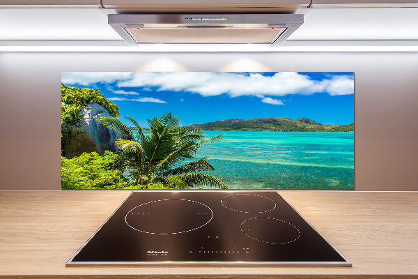 Küchen wandpaneel Küste der Seychellen