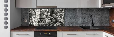 Küchen wandpaneel New York aus der Vogelperspektive