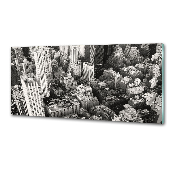 Küchen wandpaneel New York aus der Vogelperspektive