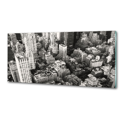 Küchen wandpaneel New York aus der Vogelperspektive