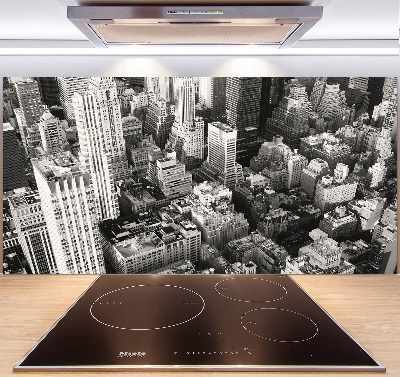 Küchen wandpaneel New York aus der Vogelperspektive