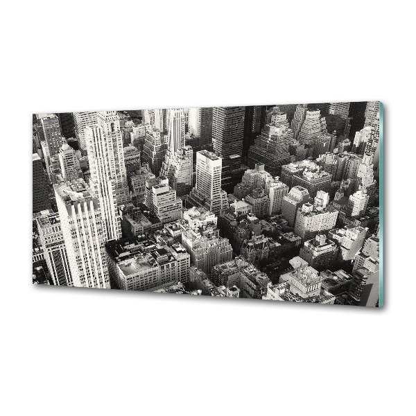 Küchen wandpaneel New York aus der Vogelperspektive