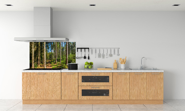 Platte für Küchenrückwand Waldpanorama