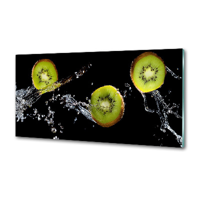 Platte für Küchenrückwand Kiwi und Wasser