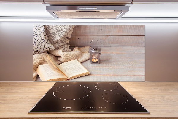 Küchen wandpaneel Entspannung mit einem Buch