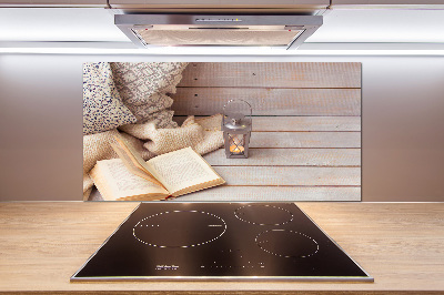 Küchen wandpaneel Entspannung mit einem Buch