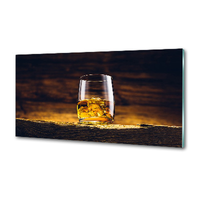 Glasrückwand für die küche Bourbon im Glas