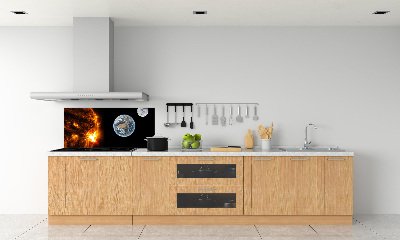 Platte für Küchenrückwand Sonnensystem
