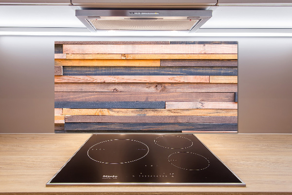 Küchen wandpaneel Holzwand