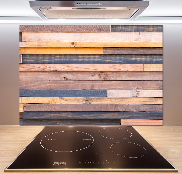 Küchen wandpaneel Holzwand