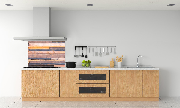 Küchen wandpaneel Holzwand