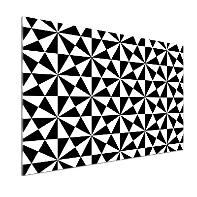 Glasrückwand für die küche Geometrischer Hintergrund