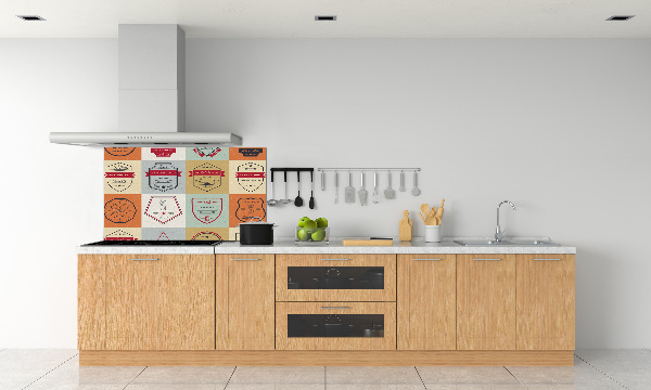 Platte für Küchenrückwand Skateboard-Schilder