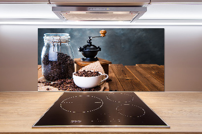 Platte für Küchenrückwand Kaffeemühle