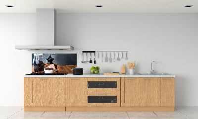 Platte für Küchenrückwand Kaffeemühle