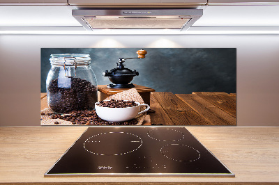 Platte für Küchenrückwand Kaffeemühle
