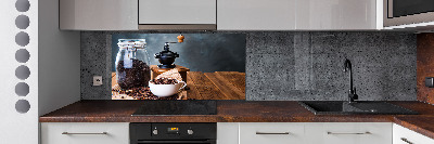 Platte für Küchenrückwand Kaffeemühle