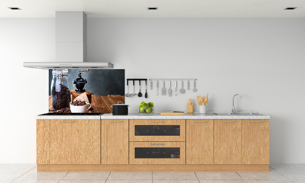 Platte für Küchenrückwand Kaffeemühle
