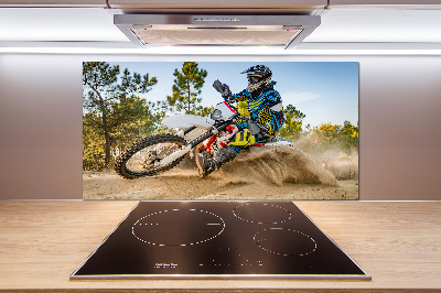 Küchen wandpaneel Moto-Cross