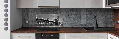 Platte für Küchenrückwand New York bei Nacht