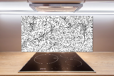 Platte für Küchenrückwand Ineinander verschlungene Äste