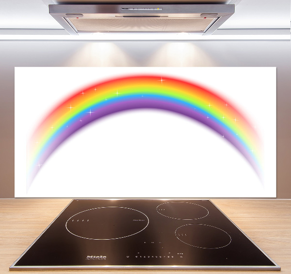 Platte für Küchenrückwand Regenbogen