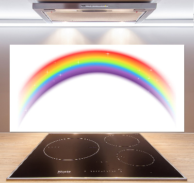 Platte für Küchenrückwand Regenbogen