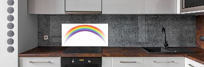 Platte für Küchenrückwand Regenbogen