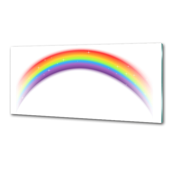 Platte für Küchenrückwand Regenbogen