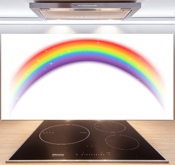 Platte für Küchenrückwand Regenbogen