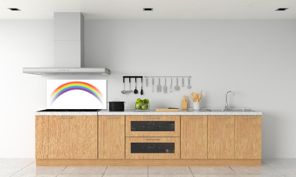 Platte für Küchenrückwand Regenbogen