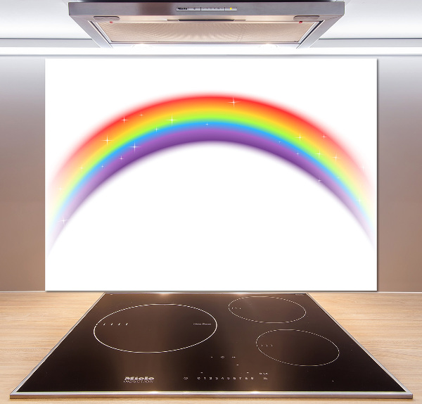 Platte für Küchenrückwand Regenbogen